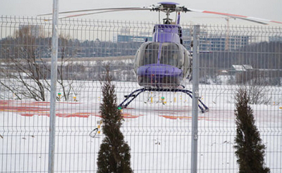 3д-ограждение для вертолётной площадки от компании Smartfence